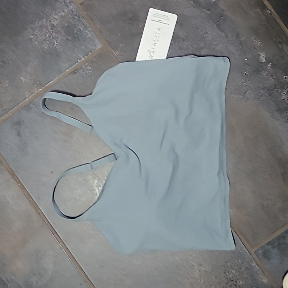 NWT Athleta Elation Strappy Longline Crop Bra Size 1XL D-DD - Picture 3 of 8